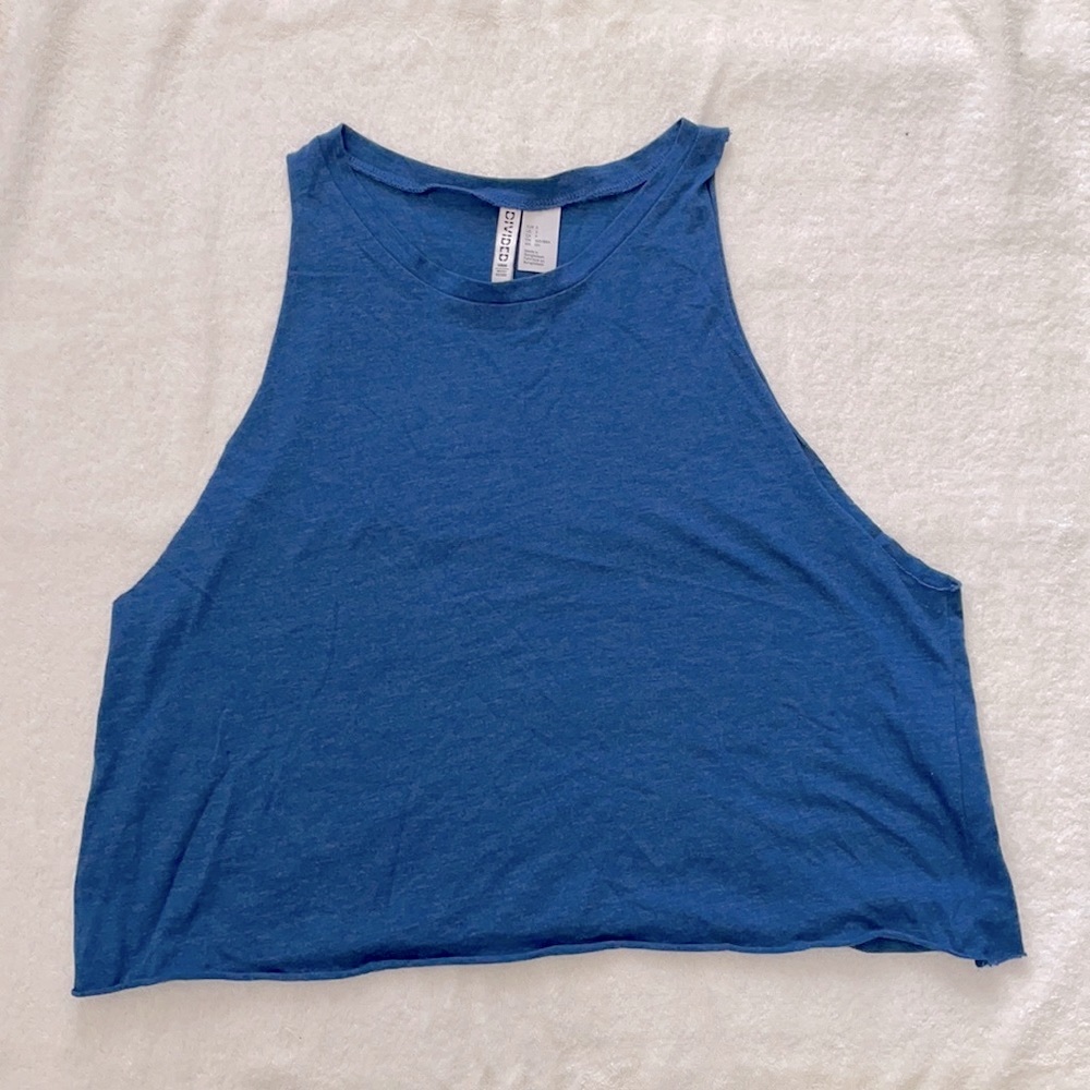 ✨4/$20 H&M Blue Muscle Tank Top